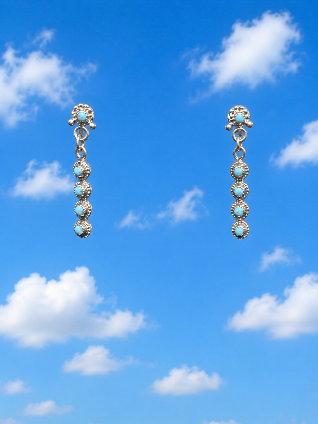 Sterling Silver with Turquoise Stones