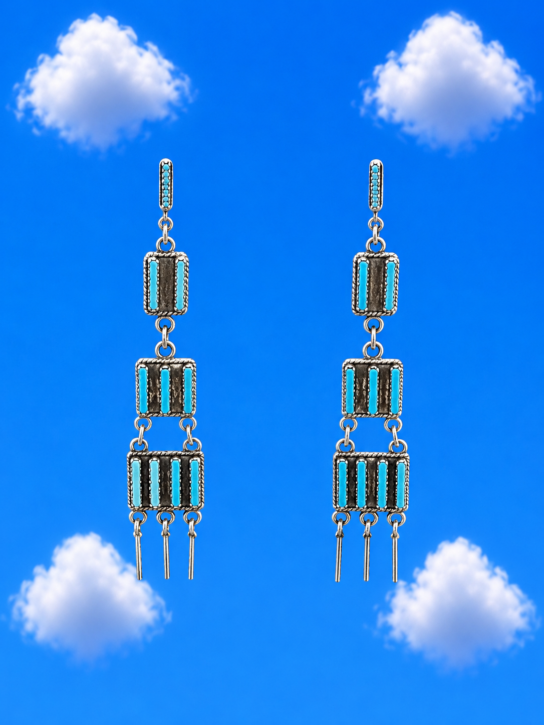 Native American Turquoise Earrings 1 of 1