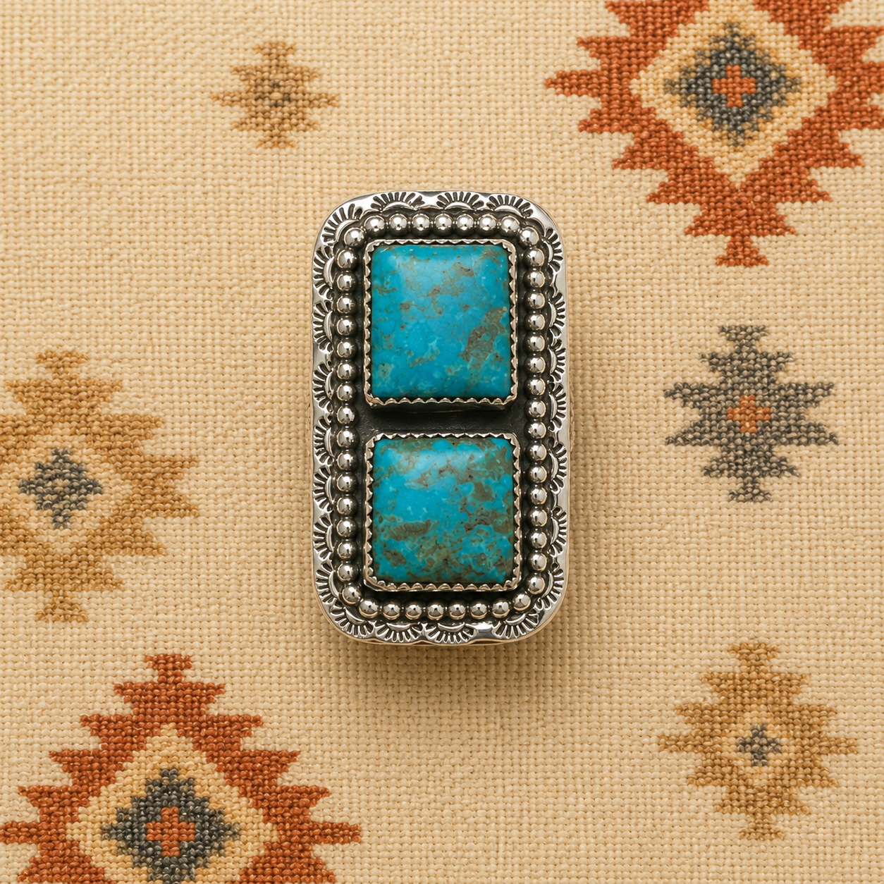 Men’s Turquiose sterling silver ring