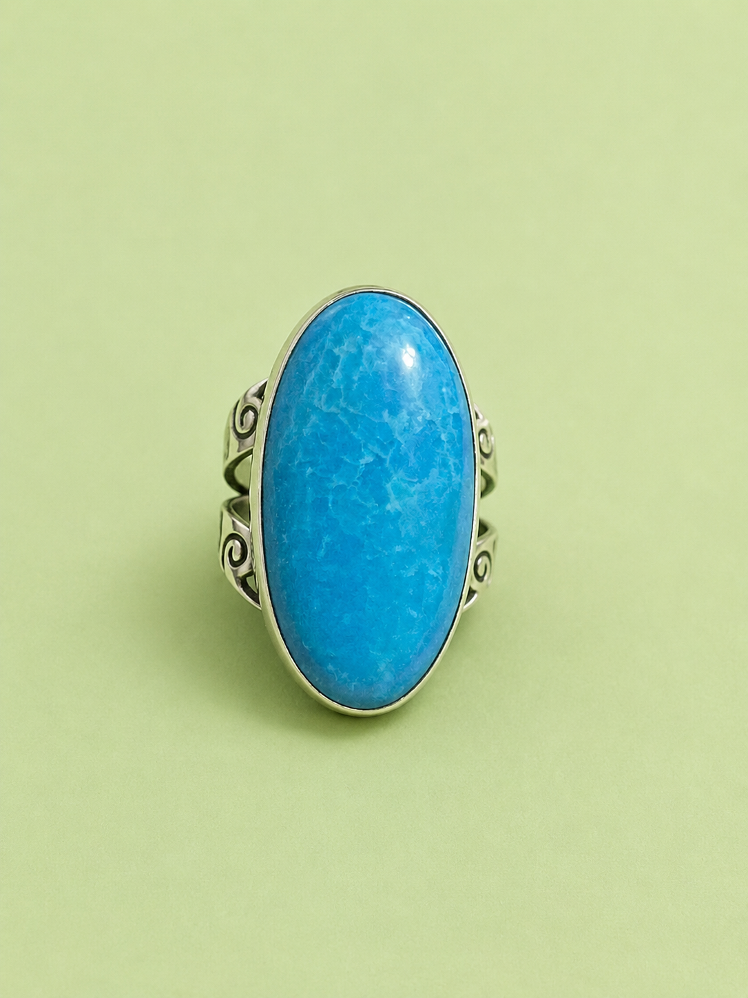 Turquoise sterling silver ring