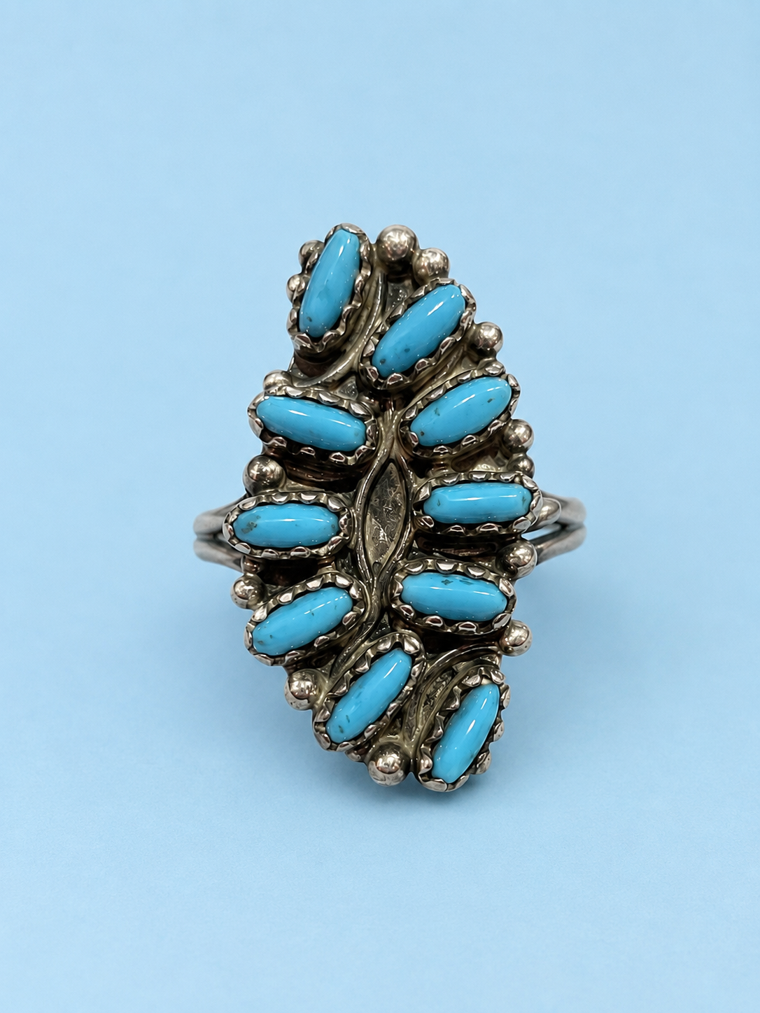 Turquoise sterling silver ring