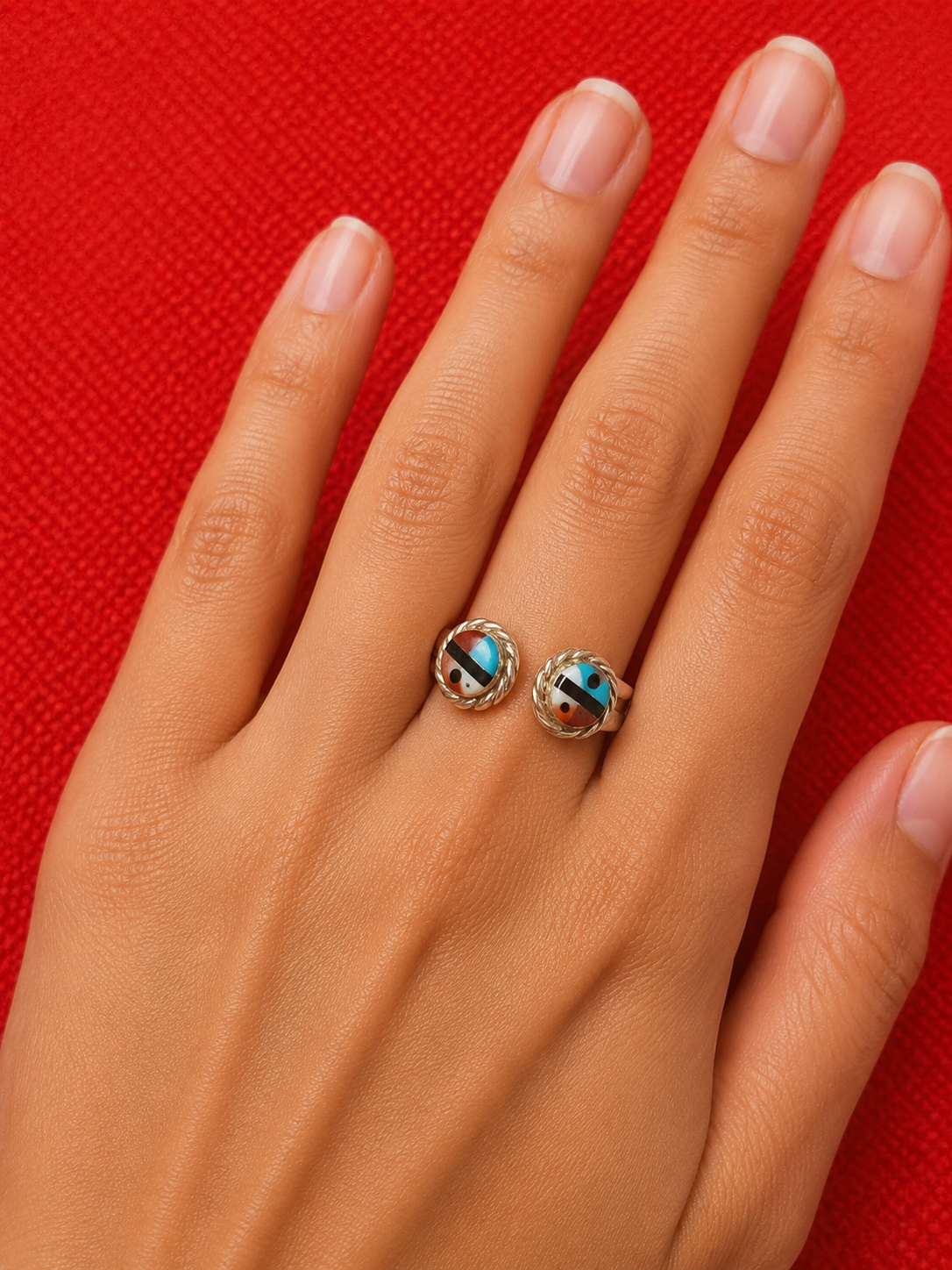 Turquoise inlay ring