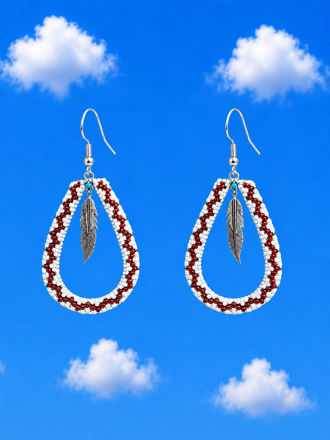 Sterling Silver Beaded Earrings