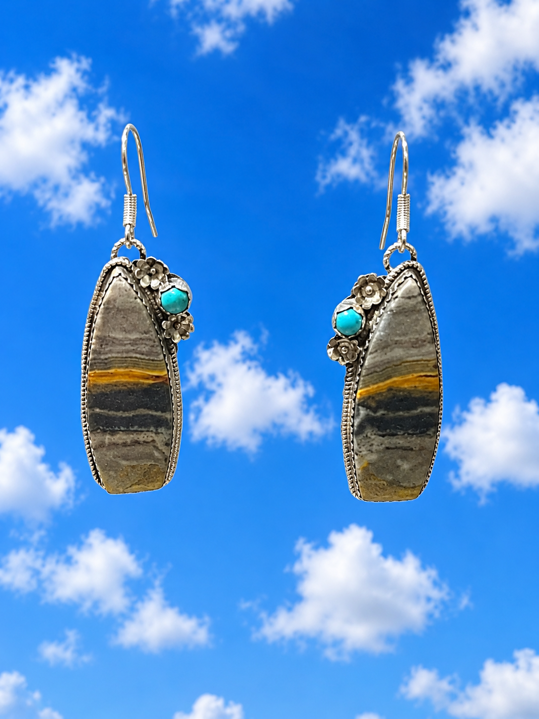 Sterling Silver Earrings with