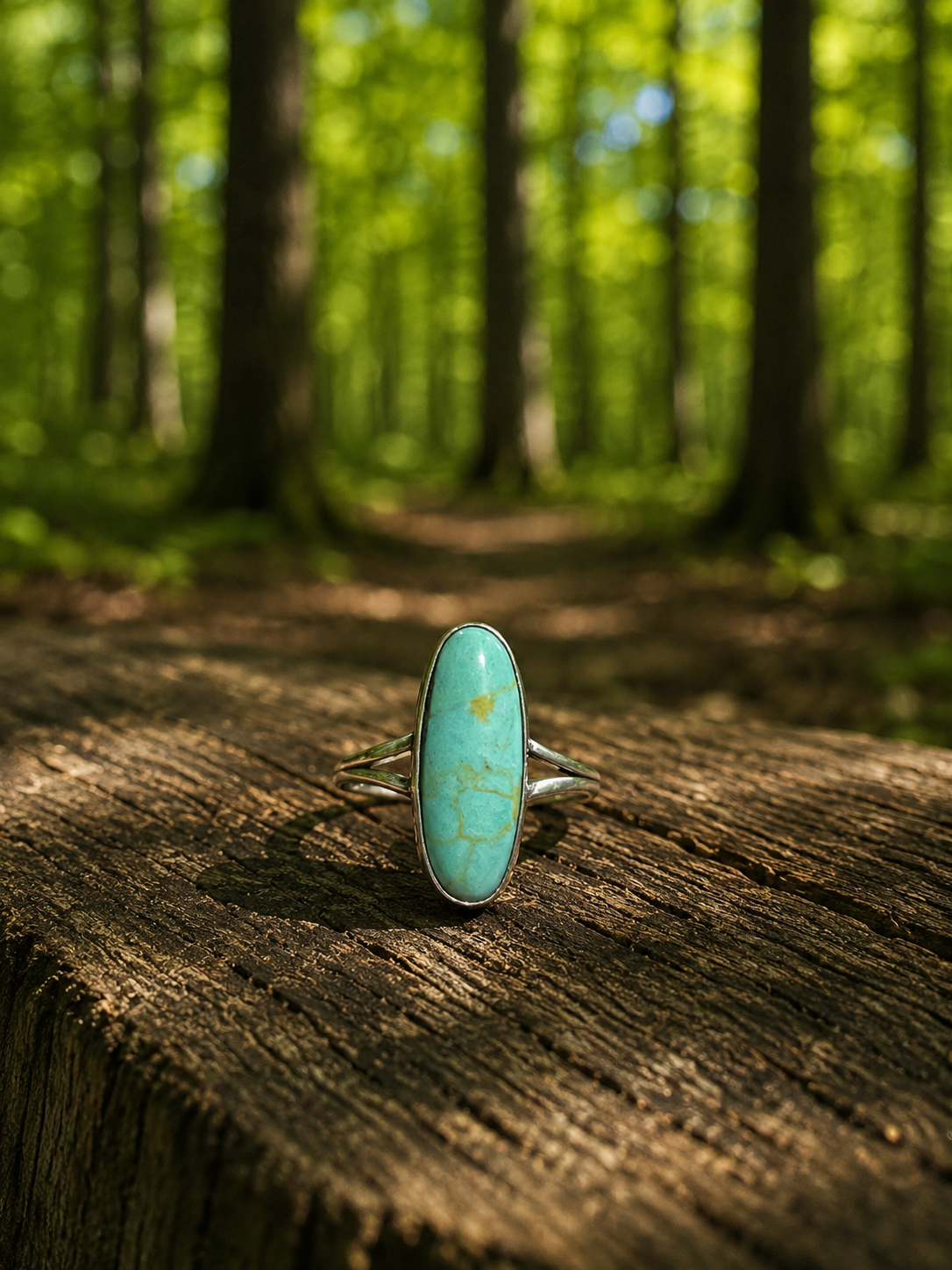 Navajo sterling silver Turquiose ring