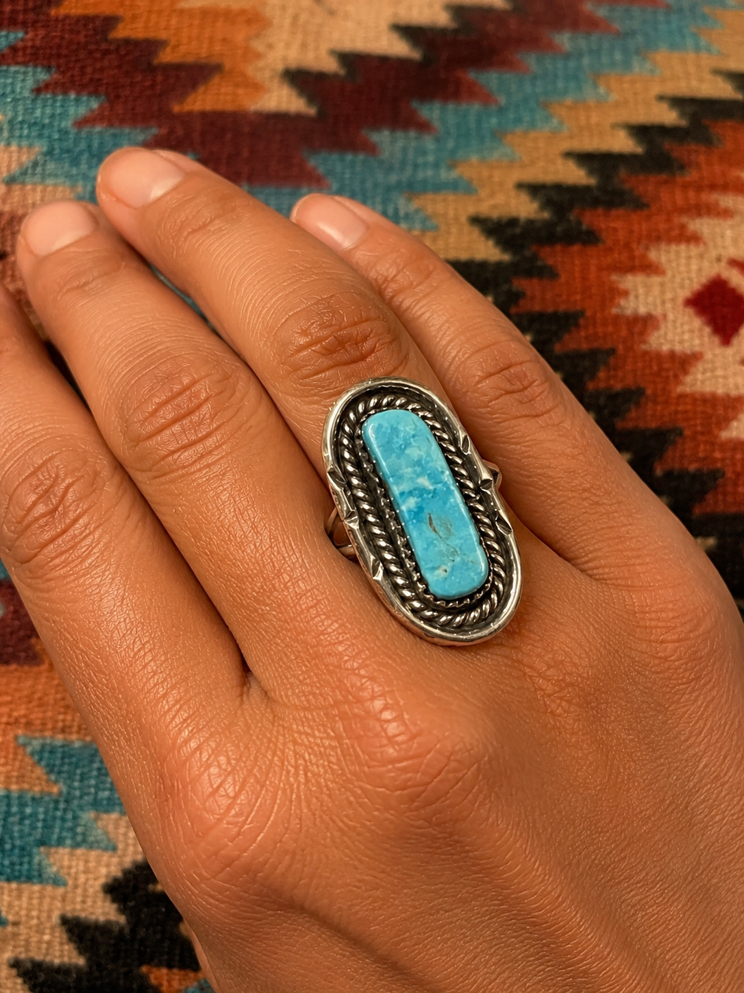 Turquiose sterling silver ring
