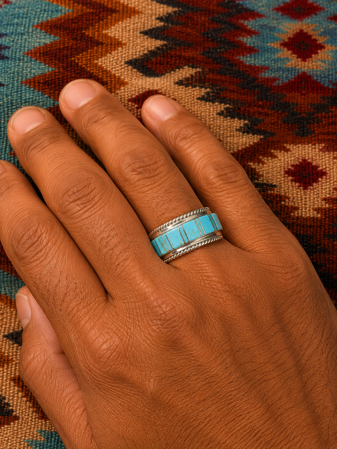 Turquiose sterling ring