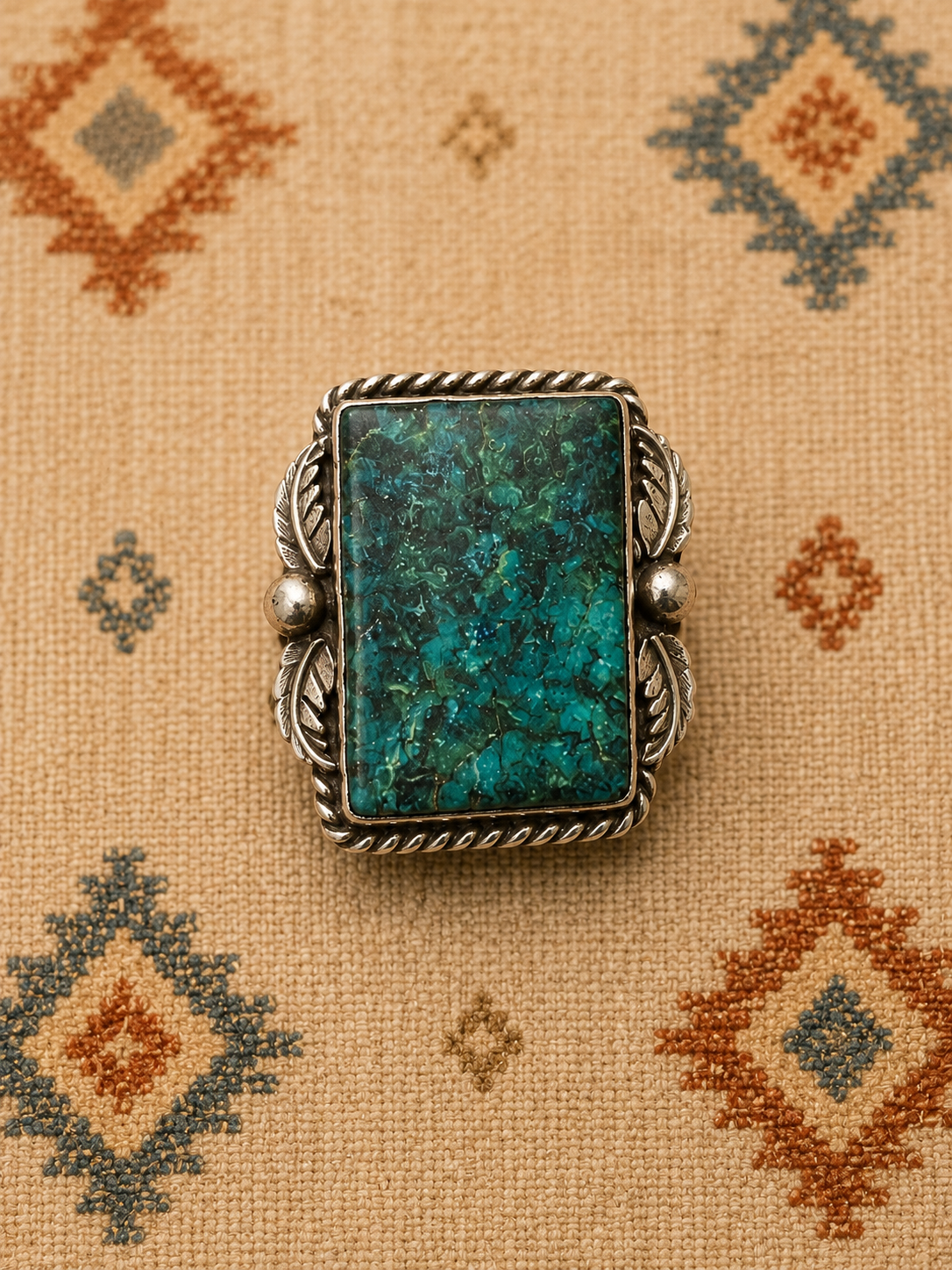 Men’s Turquiose sterling silver ring