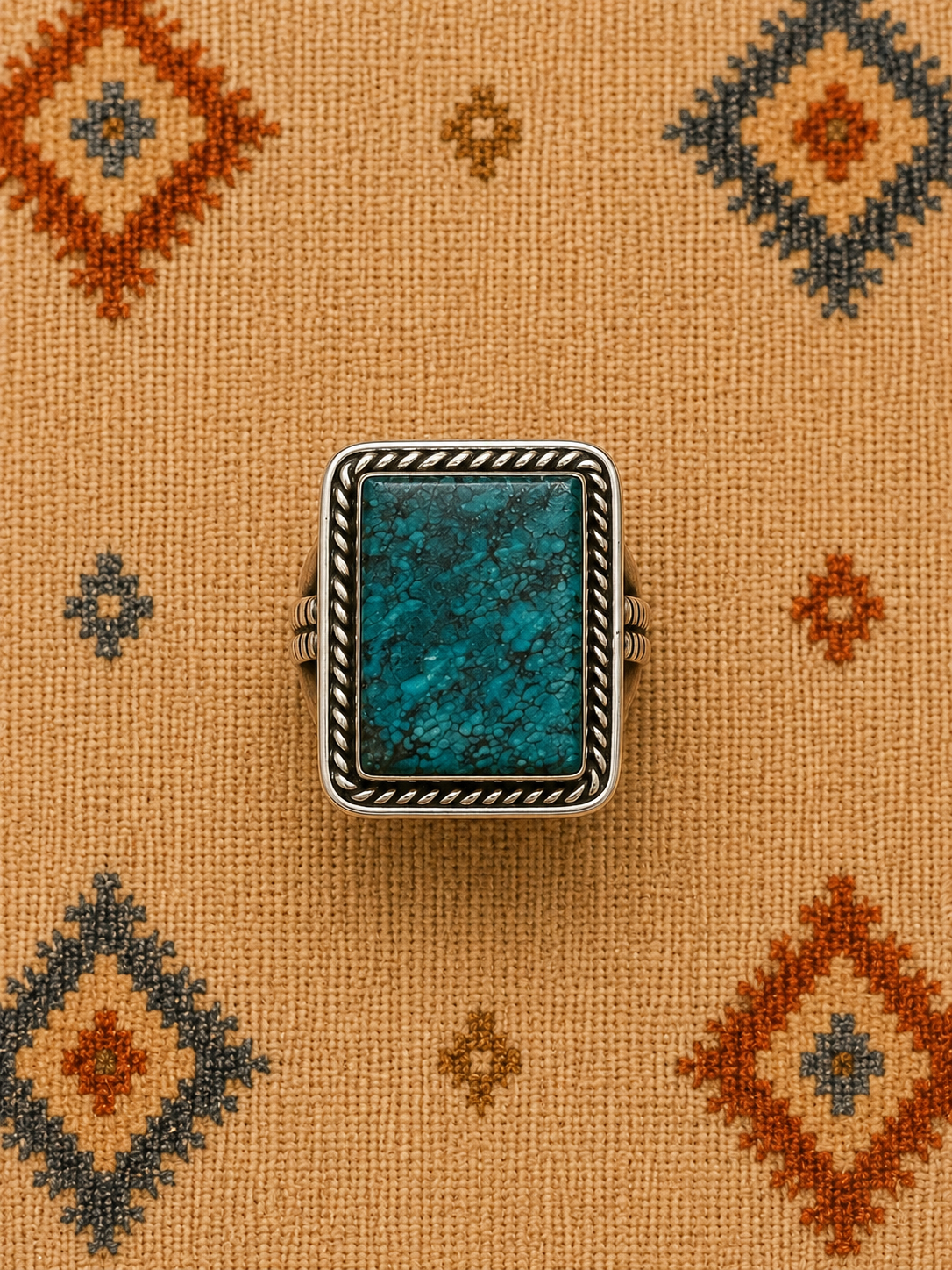 Men’s Turquiose sterling silver ring