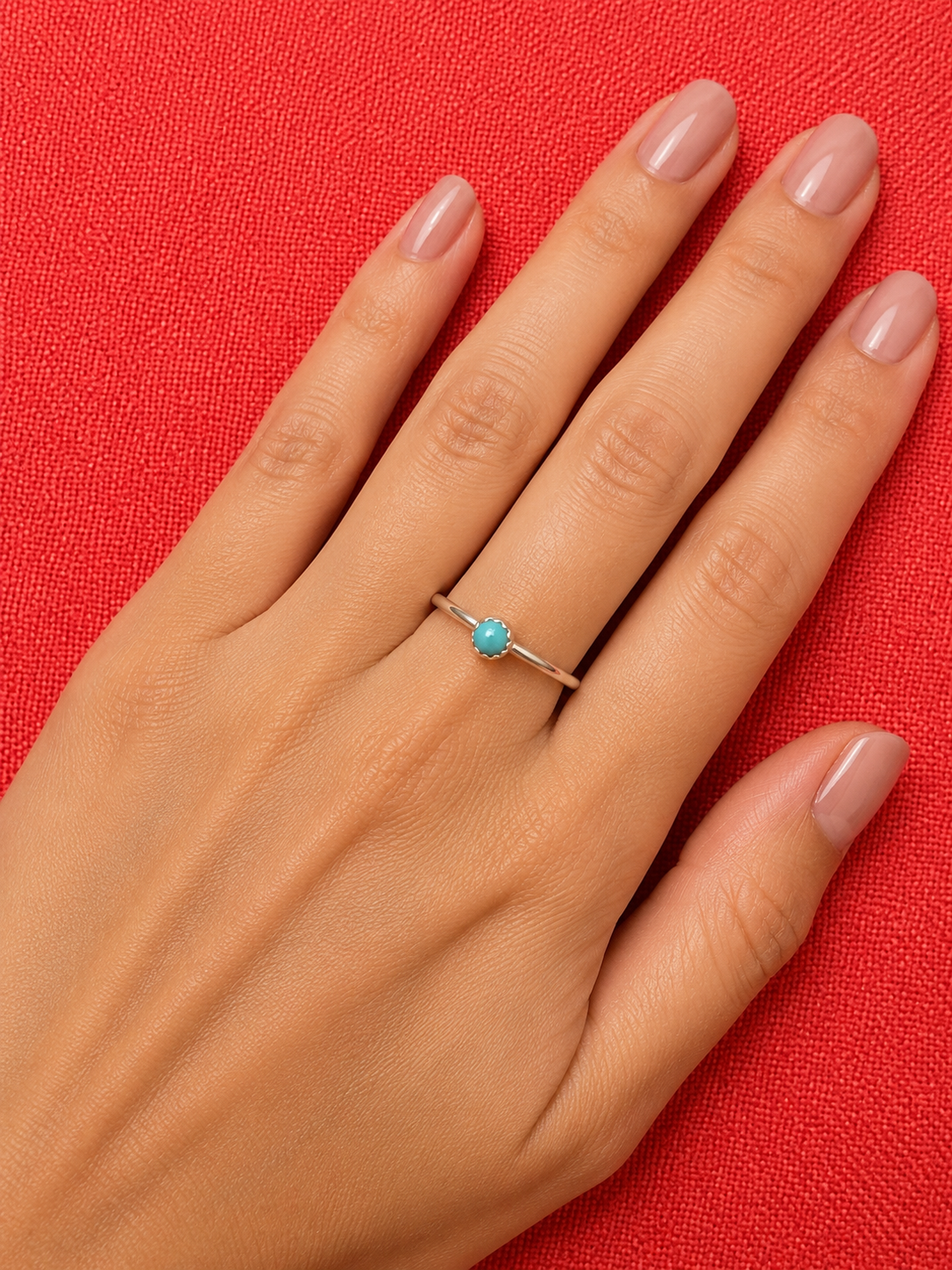 Turquiose sterling silver ring