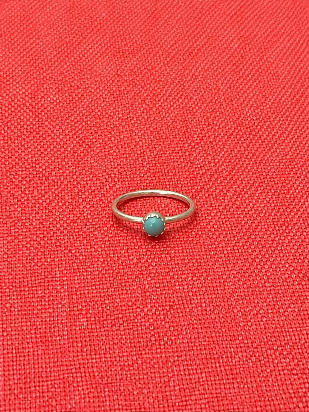 Turquiose sterling silver ring