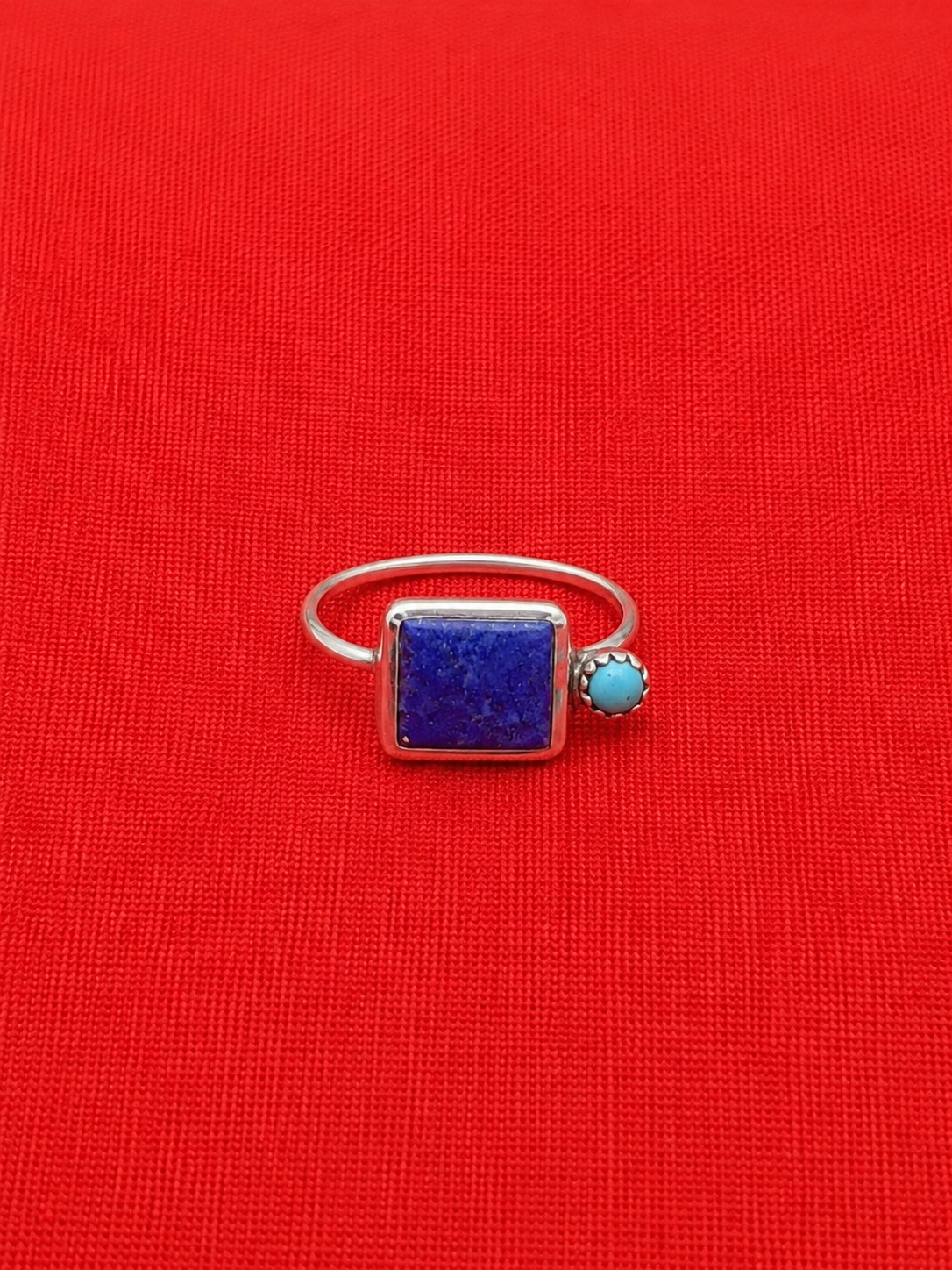 Lapis Turquiose sterling silver ring