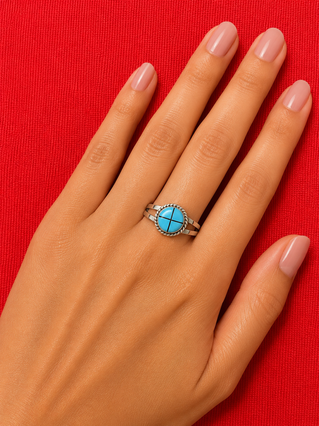 Turquiose sterling silver ring