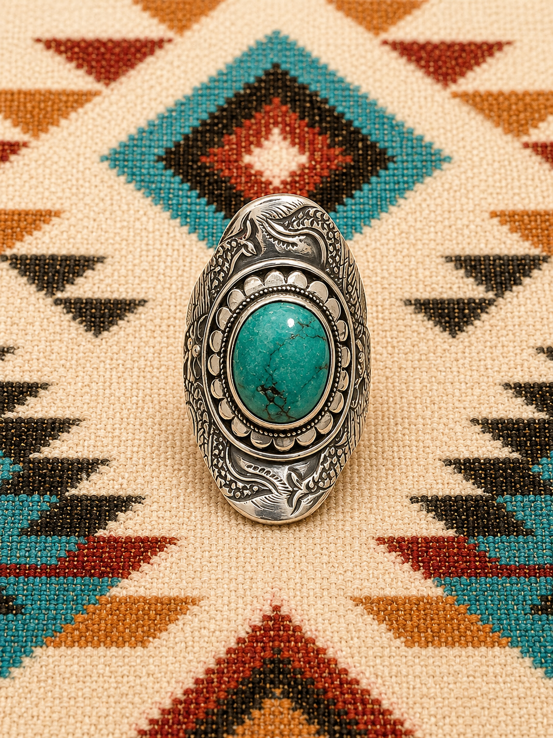 Turquiose sterling silver ring