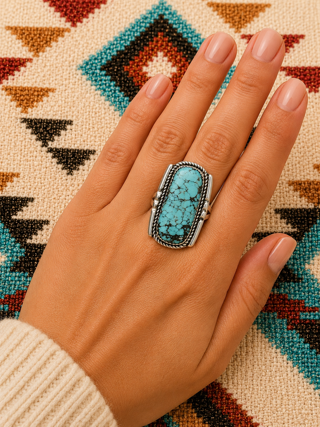 Turquiose sterling silver ring