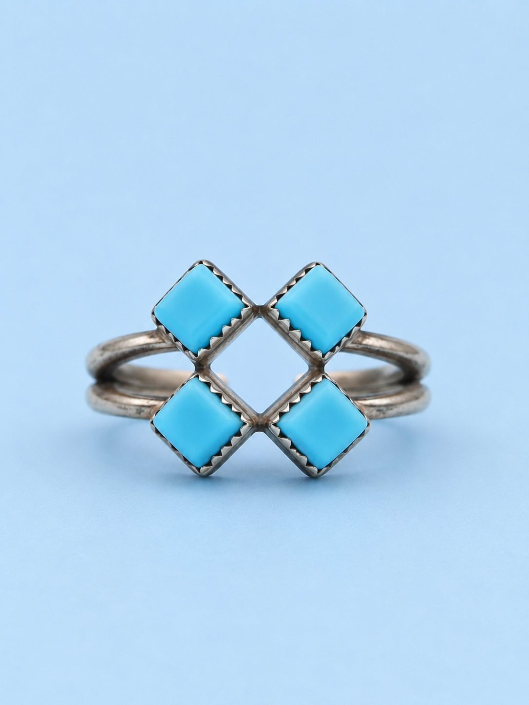 Turquoise sterling silver ring